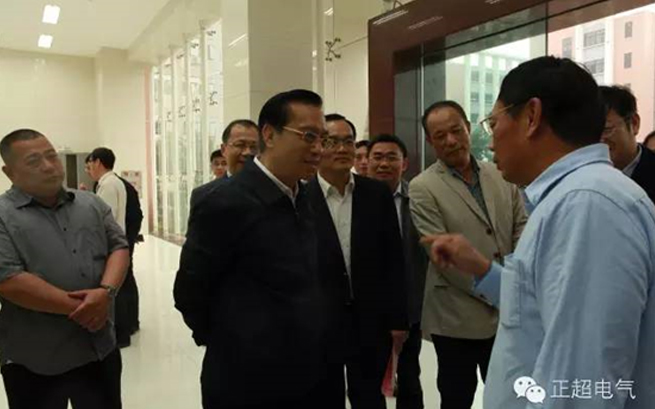 临沧市委书记陈良贤带队赴amjs澳金沙门电气调研